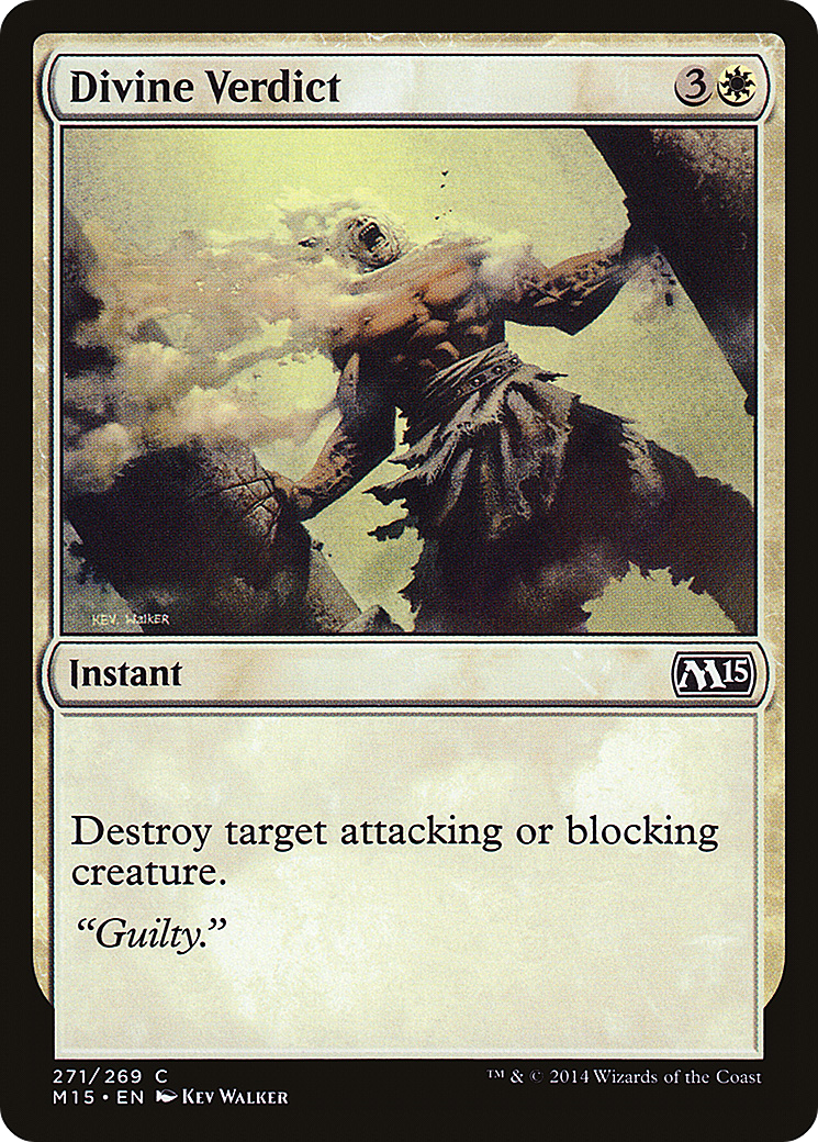 Divine Verdict [Magic 2015] Foil