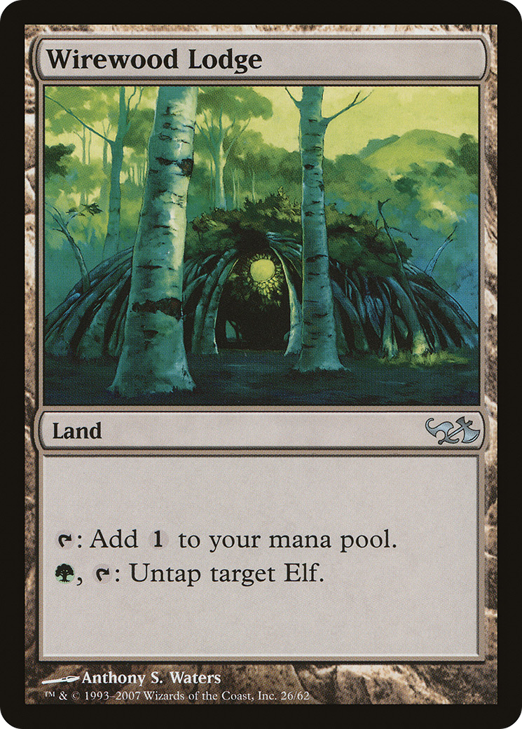 Wirewood Lodge (026) [Duel Decks: Elves vs. Goblins]  Foil