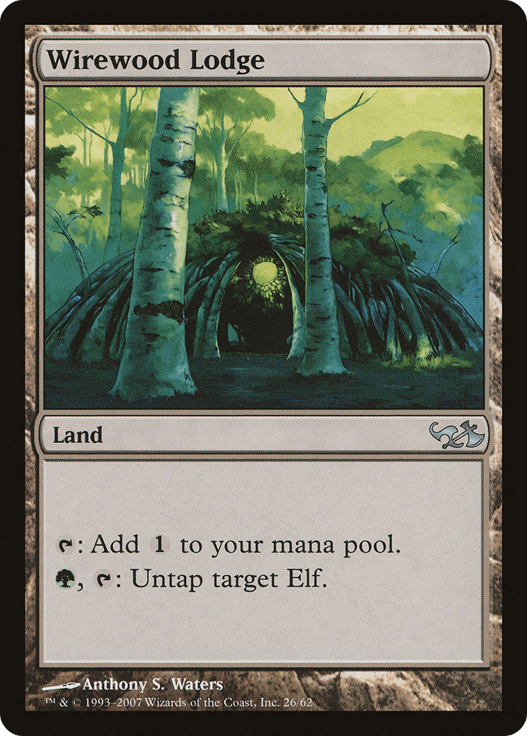 Wirewood Lodge (026) [Duel Decks: Elves vs. Goblins]  Foil