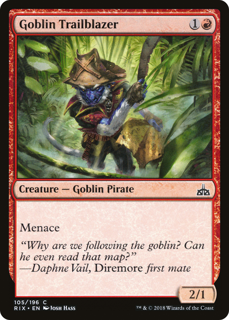 Goblin Trailblazer [Rivals of Ixalan] Foil
