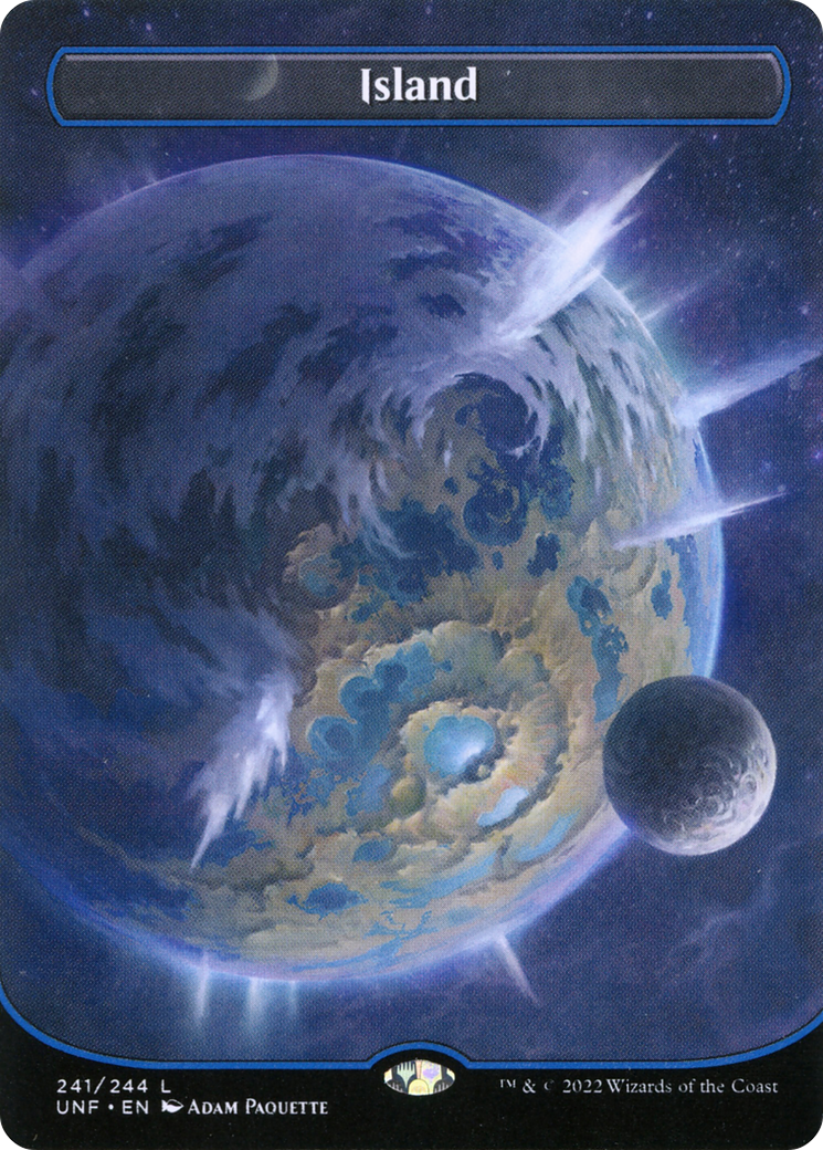 Island (241) (Orbital Space-ic Land) [Unfinity] Foil