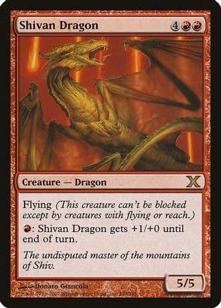 Shivan Dragon |  Foil (230) [10th Edition]