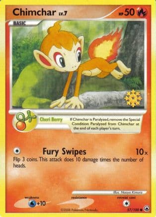 Chimchar 57/100 - Countdown Calendar Promos