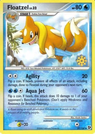 Floatzel 37/106 - Countdown Calendar Promos