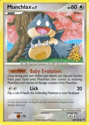 Munchlax 68/100 - Countdown Calendar Promos