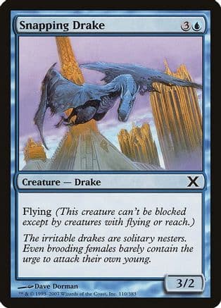 Snapping Drake |  Foil (110) [10th Edition]