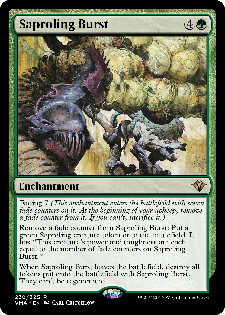 Saproling Burst (VMA-230) - Vintage Masters Foil