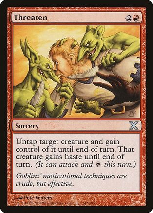 Threaten |  (242) [10th Edition]