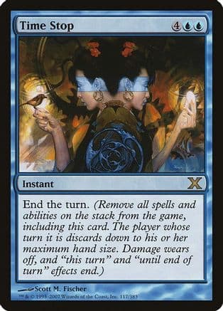 Time Stop |  Foil (117) [10th Edition]