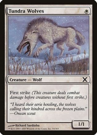 Tundra Wolves |  Foil (054) [10th Edition]
