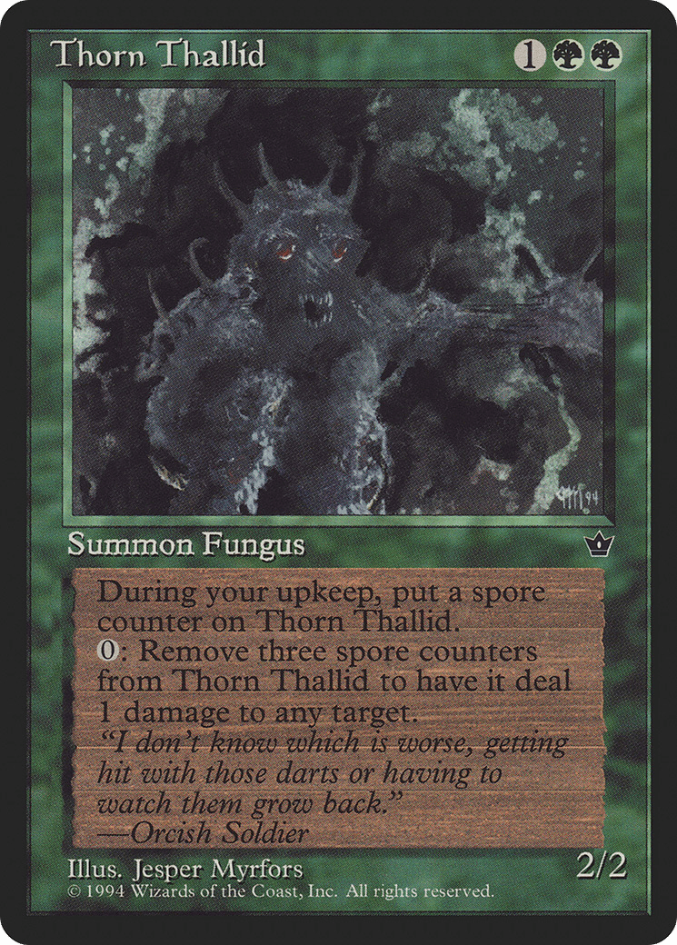 Thorn Thallid (Jesper Myrfors) [Fallen Empires]