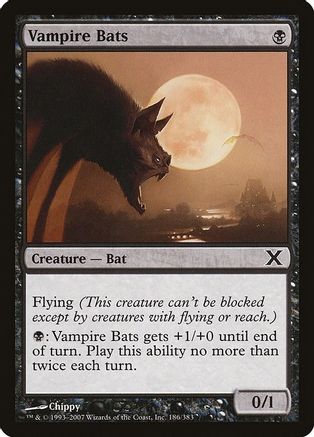 Vampire Bats |  Foil (186) [10th Edition]