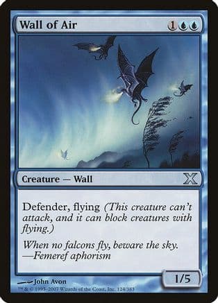 Wall of Air |  Foil (124) [10th Edition]