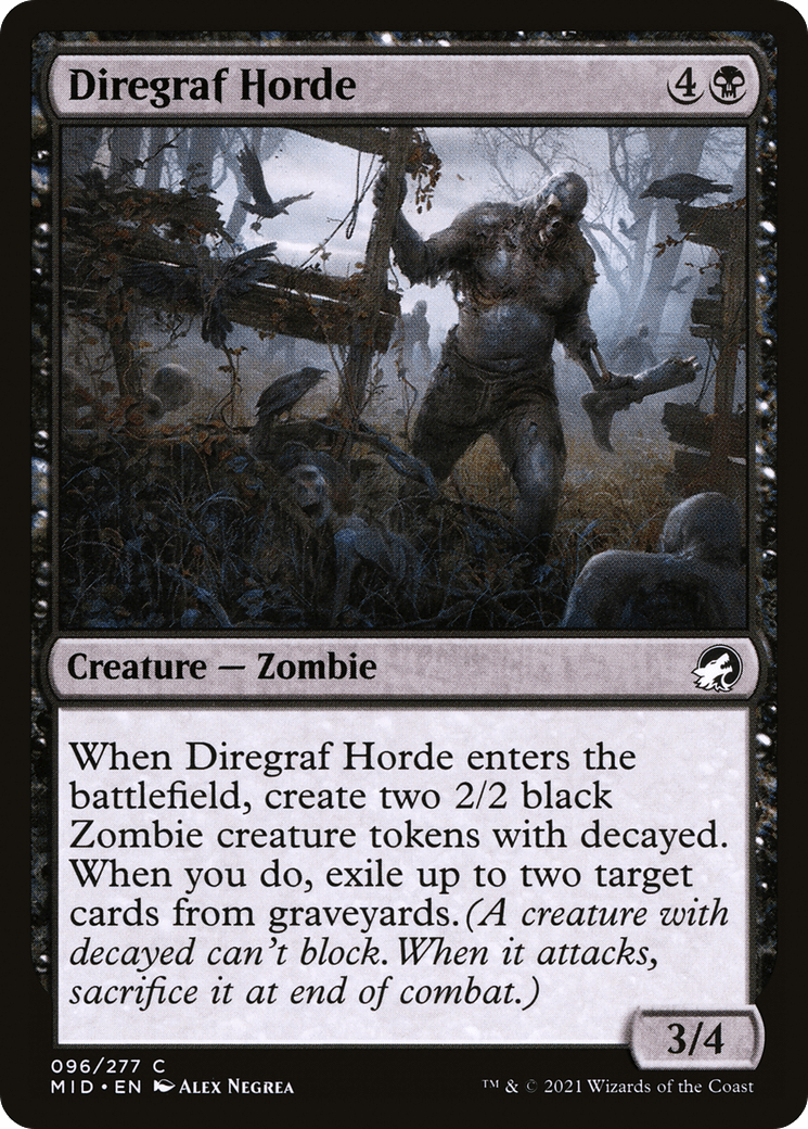 Diregraf Horde [Innistrad: Midnight Hunt] Foil