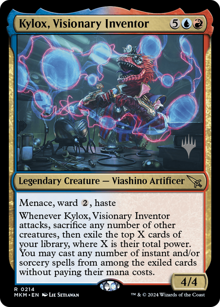Kylox, Visionary Inventor (Promo Pack) [Murders at Karlov Manor Promos] Foil