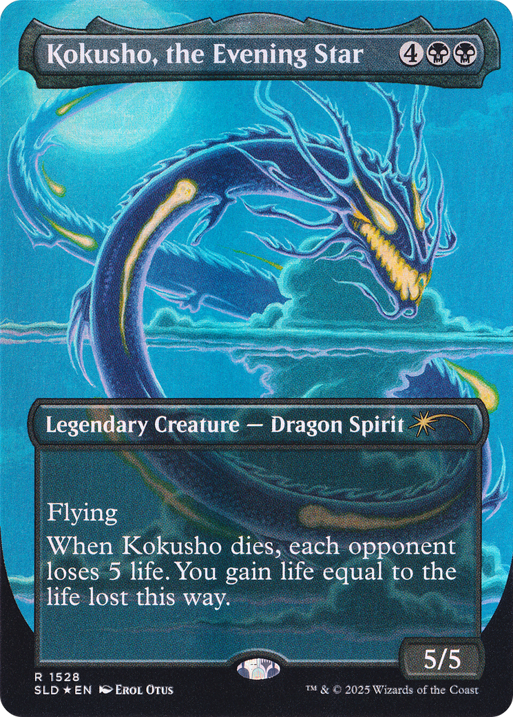 Kokusho, the Evening Star (Rainbow Foil) (1528) [Secret Lair Drop Series]  Foil