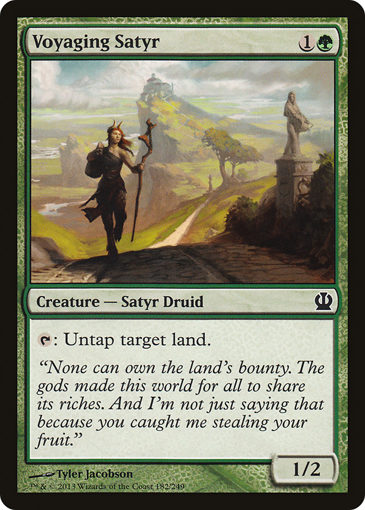 Voyaging Satyr [Theros] Foil