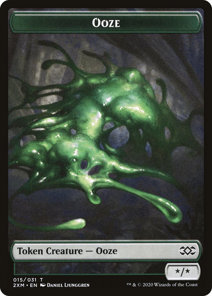 Ooze (T2XM-015) - Double Masters Tokens Foil