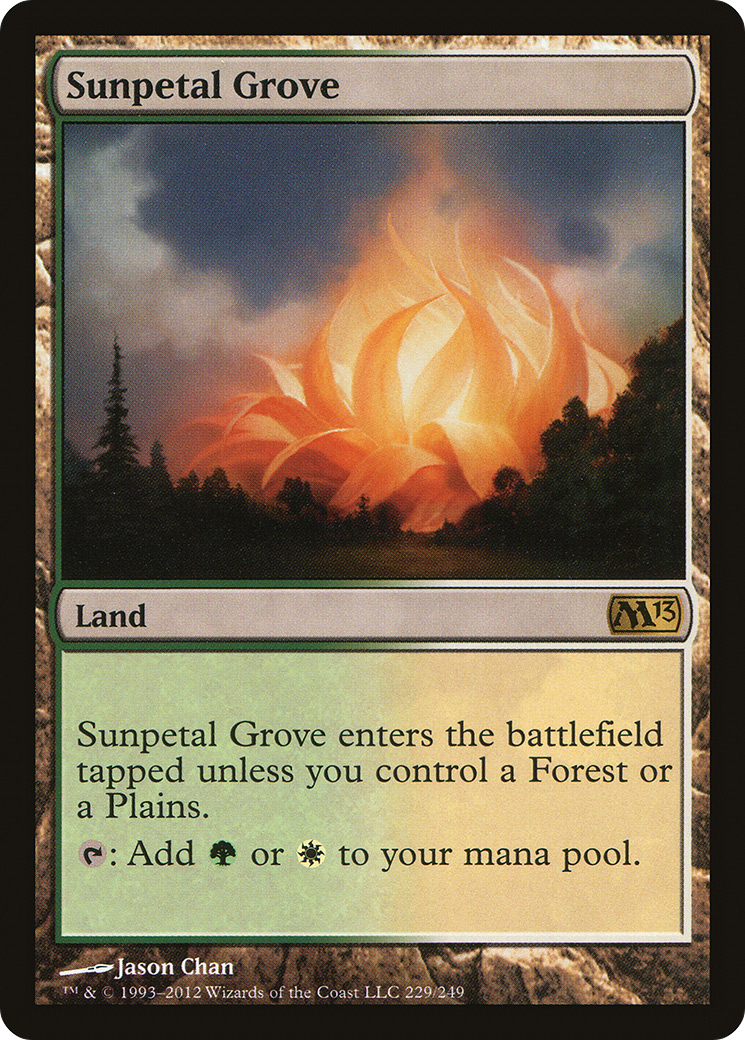 Sunpetal Grove [Magic 2013] Foil