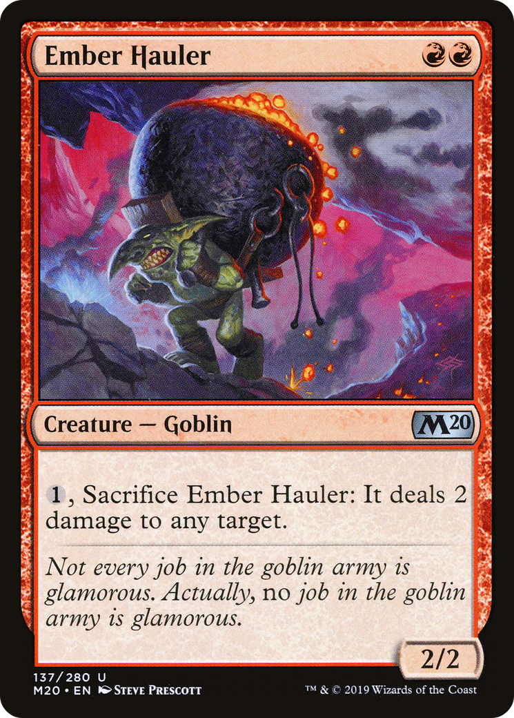 Ember Hauler [Core Set 2020] Foil