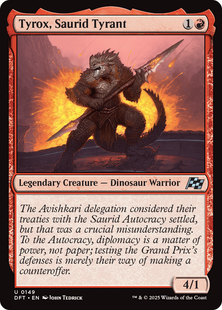 Tyrox, Saurid Tyrant |  (149) [Aetherdrift]