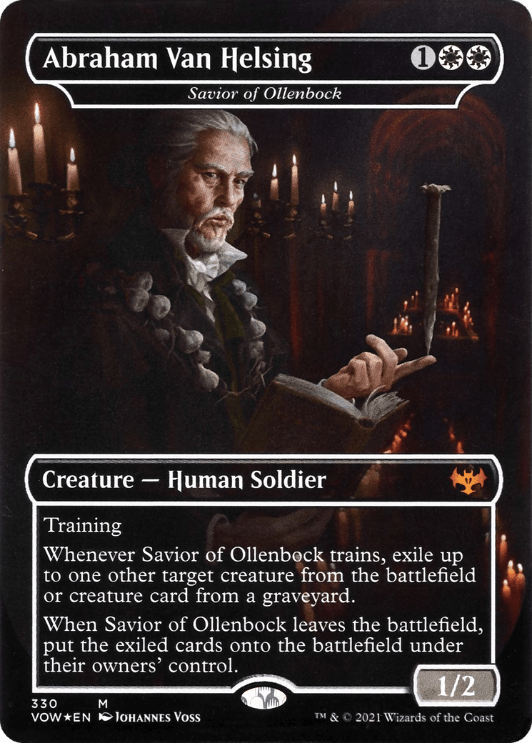 Savior of Ollenbock - Abraham Van Helsing [Innistrad: Crimson Vow] Foil