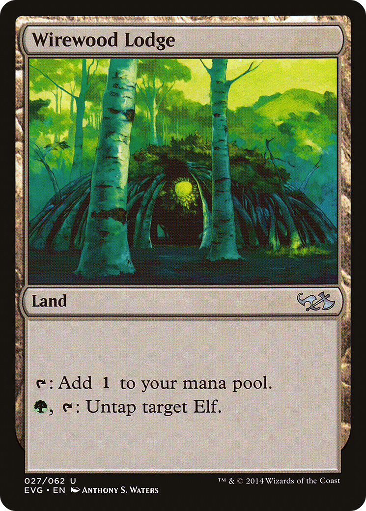 Wirewood Lodge (Elves vs. Goblins) [Duel Decks Anthology] Foil