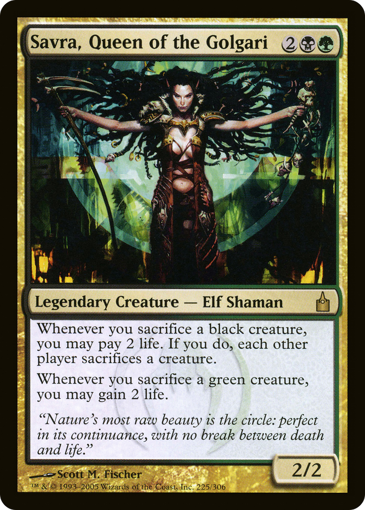 Savra, Queen of the Golgari [Ravnica: City of Guilds] Foil