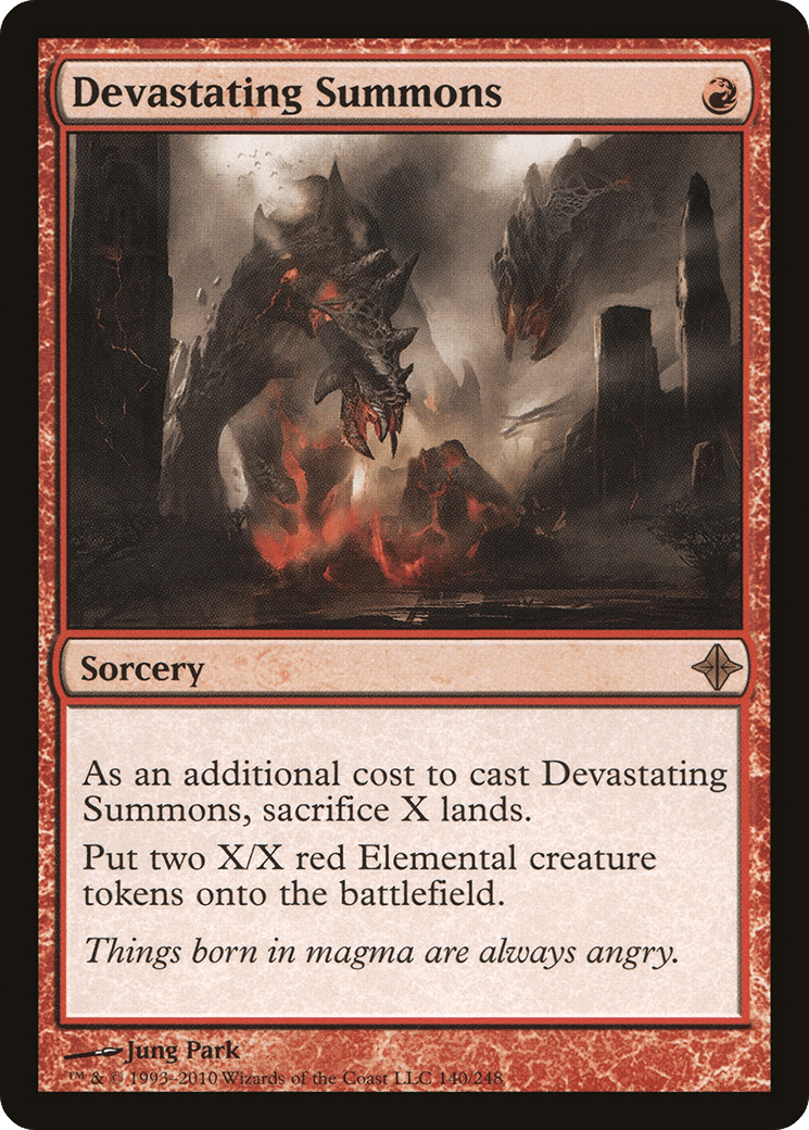 Devastating Summons [Rise of the Eldrazi] Foil