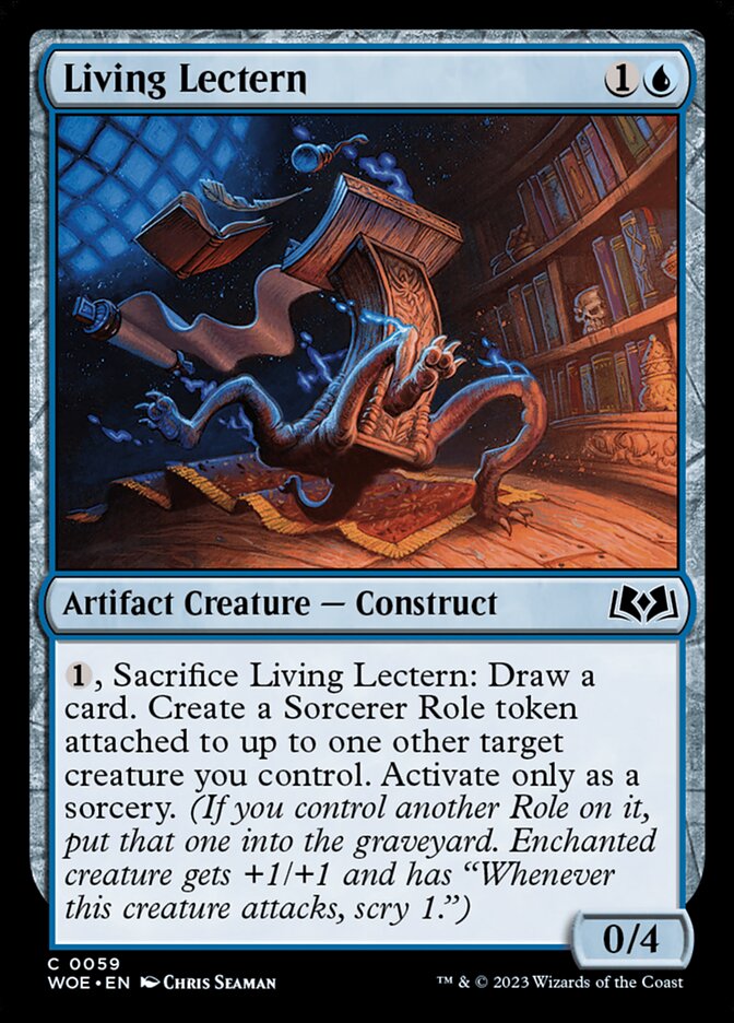 Living Lectern 59/276 (Wilds of Eldraine) 