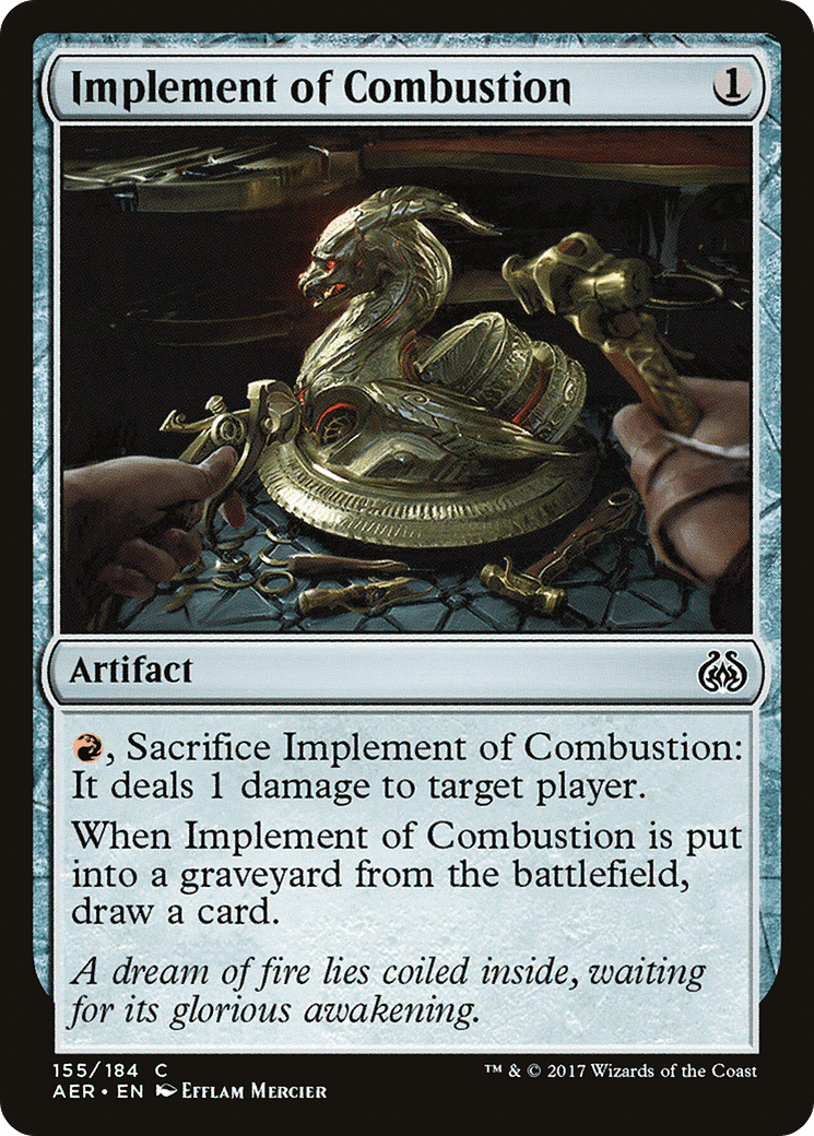 Implement of Combustion [Aether Revolt] Foil
