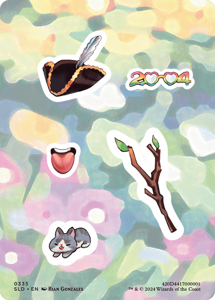 Sticker sheet (335) [Secret Lair Drop]  Foil