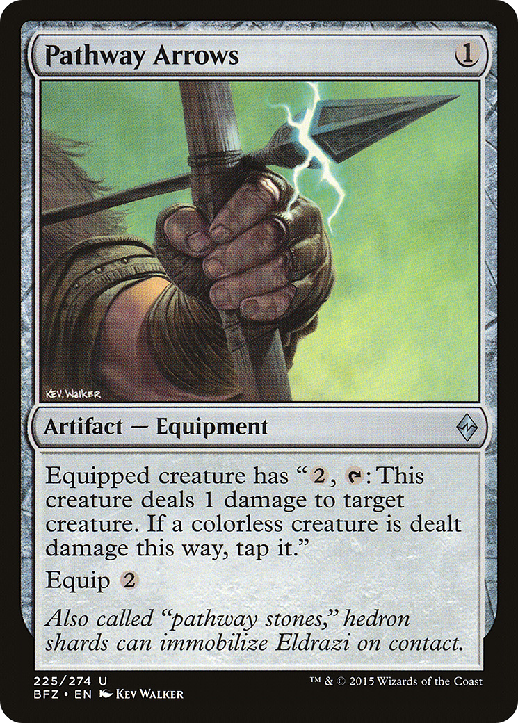 Pathway Arrows [Battle for Zendikar] Foil