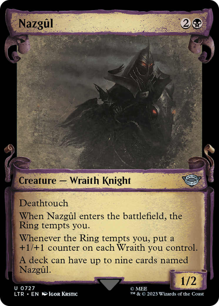 Nazgul (0727) [The Lord of the Rings: Tales of Middle-Earth Showcase Scrolls] Foil