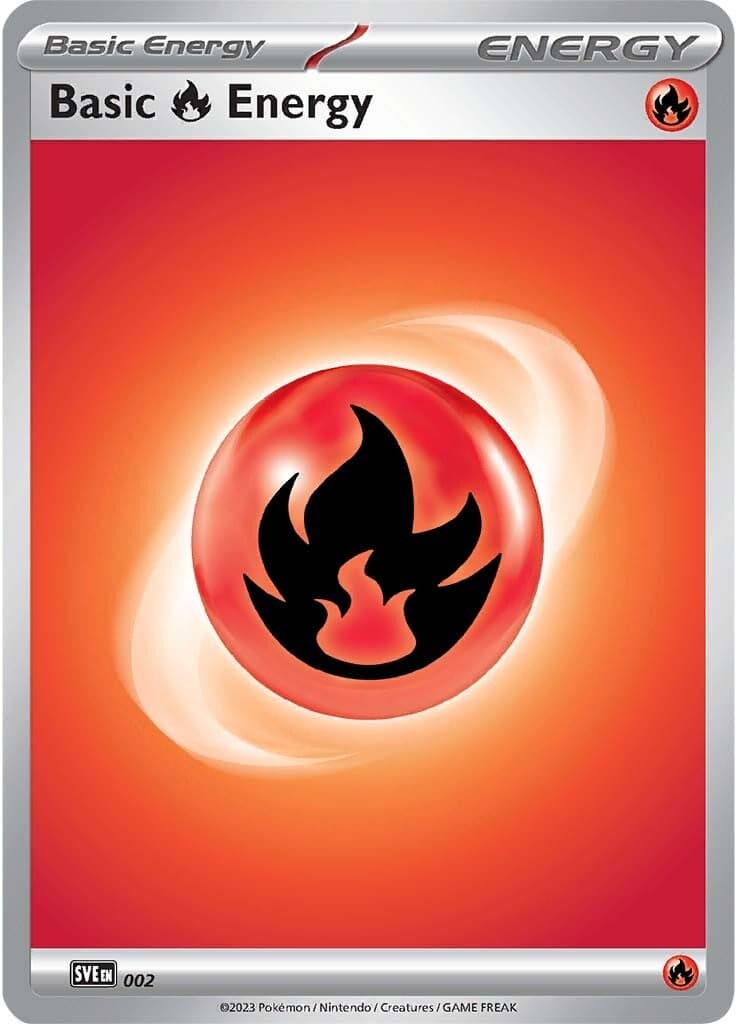 Basic Fire Energy 002- SVE Scarlet & Violet Energies
