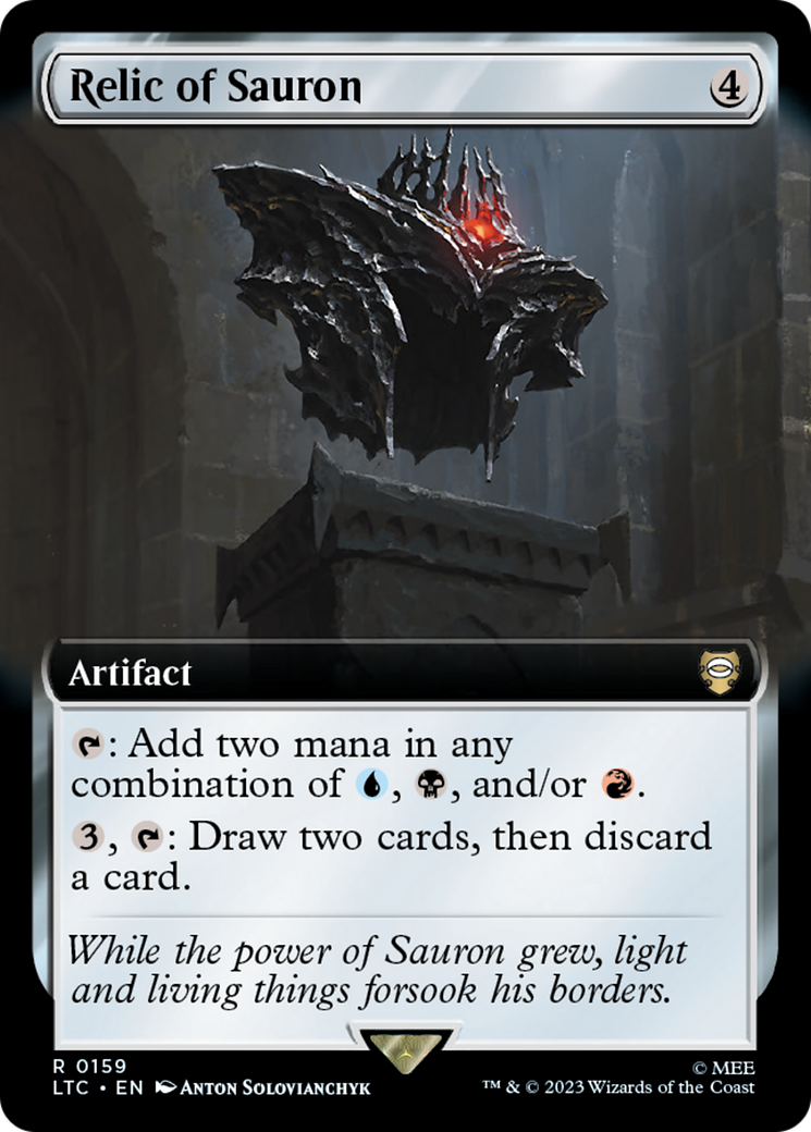 Relic of Sauron (159) [Tales of Middle-earth Commander] : (Extended Art) Foil
