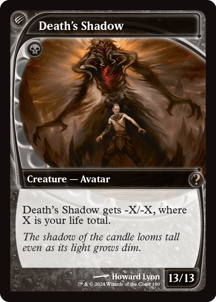Death's Shadow (Future Sight) [Mystery Booster 2] Foil