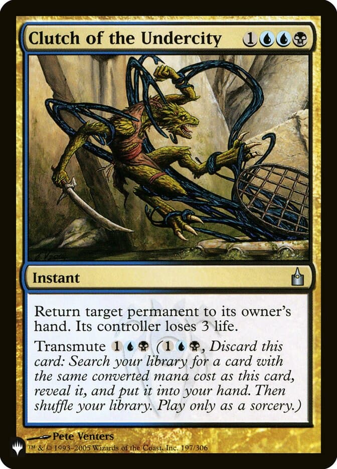Clutch of the Undercity |  (RAV-197) [The List]