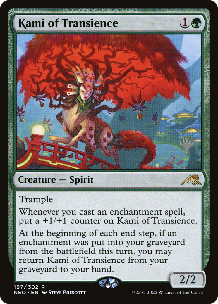 Kami of Transience (Promo Pack) [Kamigawa: Neon Dynasty Promos] Foil