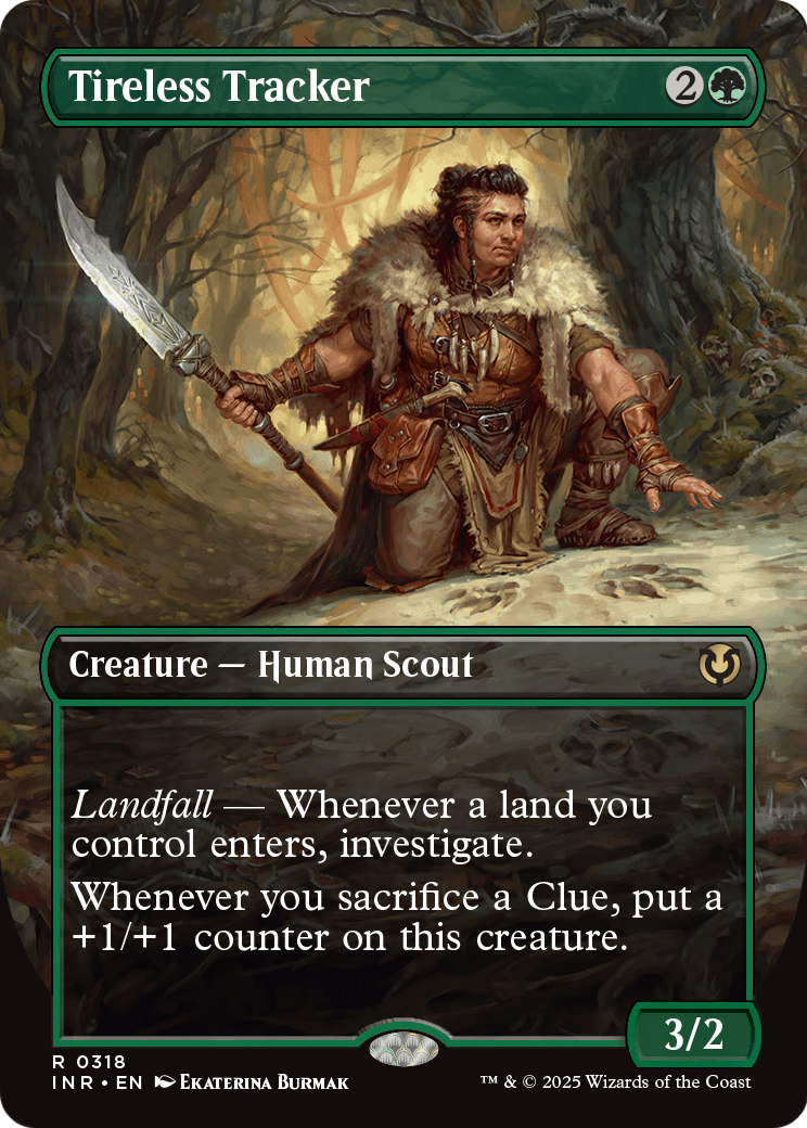 Tireless Tracker (Borderless) (-318) [Innistrad Remastered]