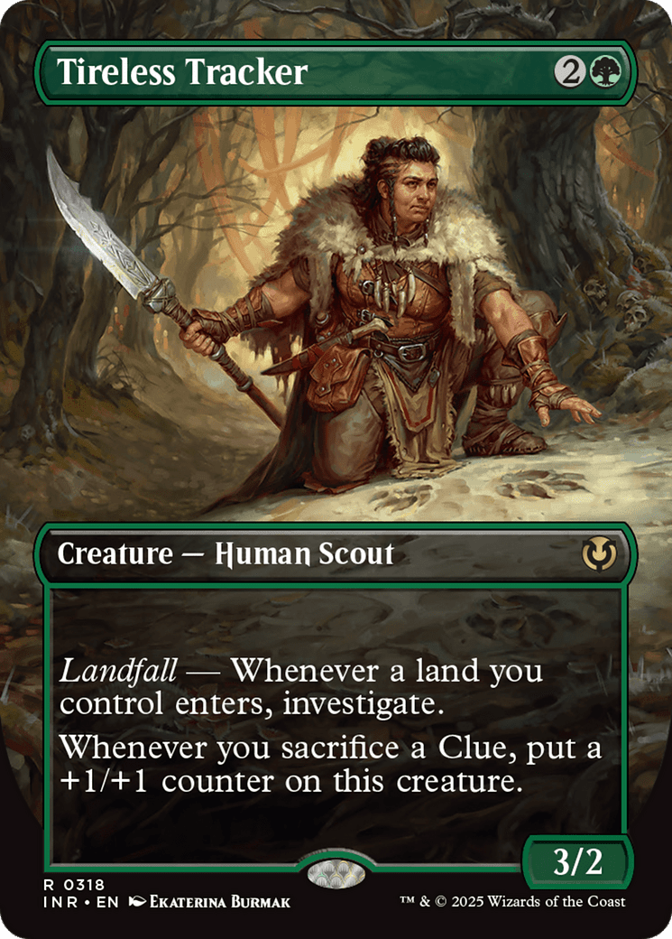 Tireless Tracker (Borderless) (-318) [Innistrad Remastered]  Foil