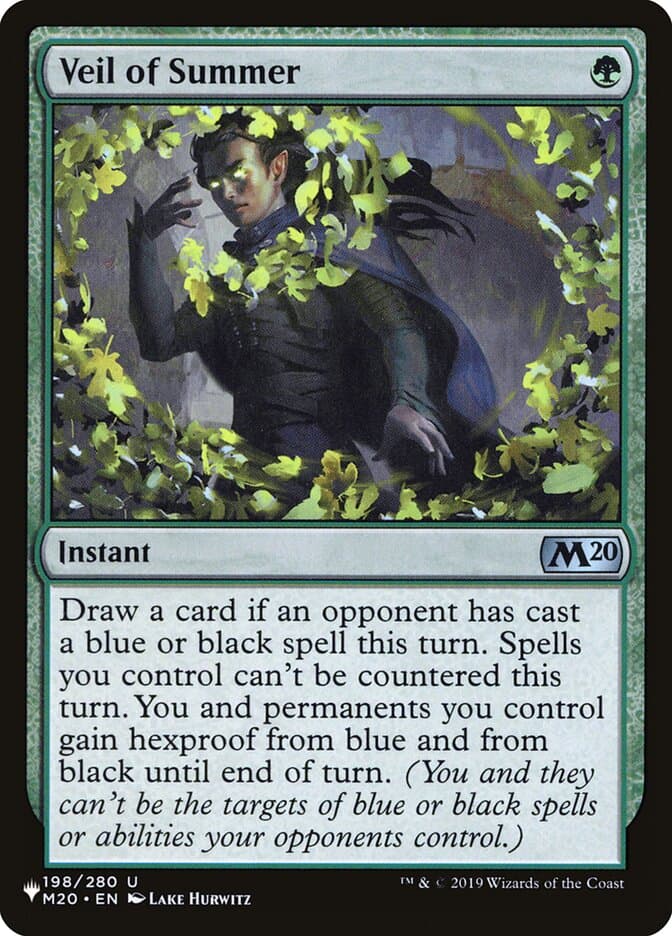 Veil of Summer |  (M20-198) [The List]