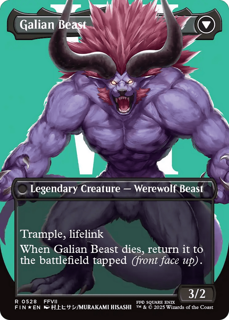 Vincent Valentine (Borderless) (Surge Foil) |  Foil (528) [FINAL FANTASY]