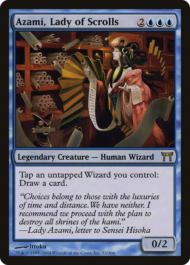 Azami, Lady of Scrolls [Champions of Kamigawa] Foil