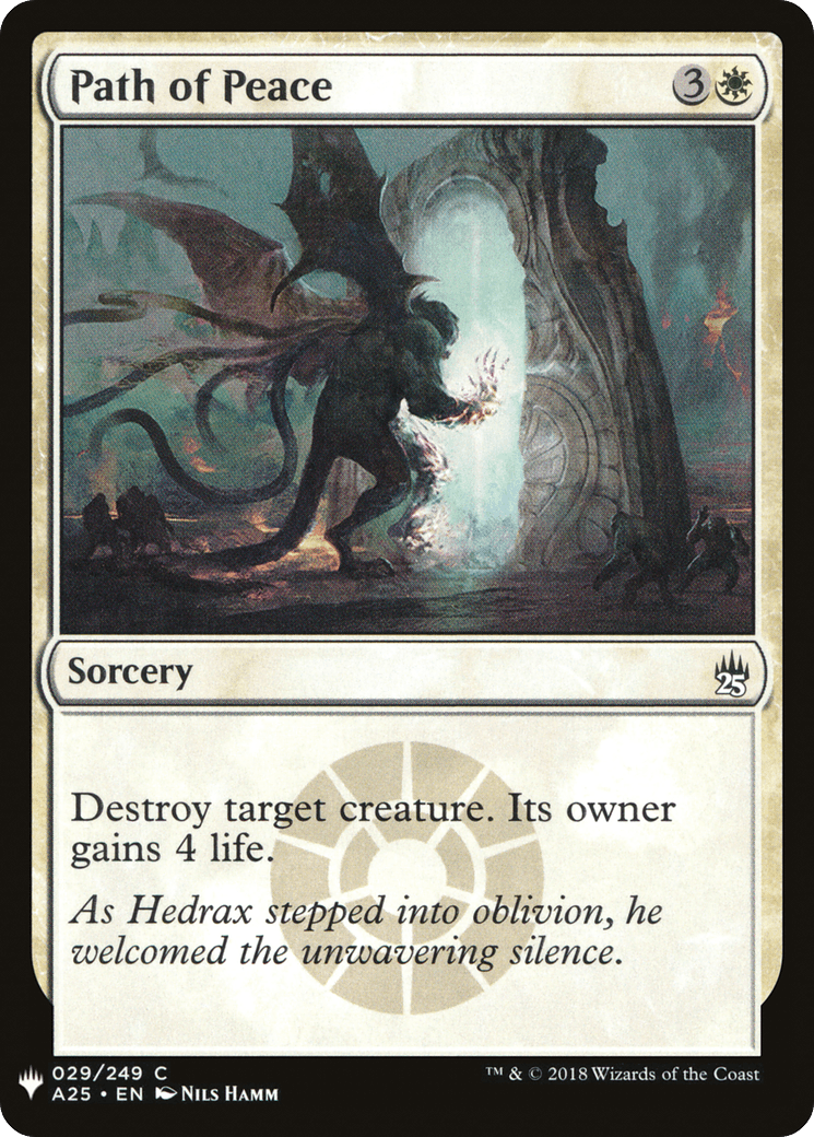 Path of Peace |  (A25-29) [The List]