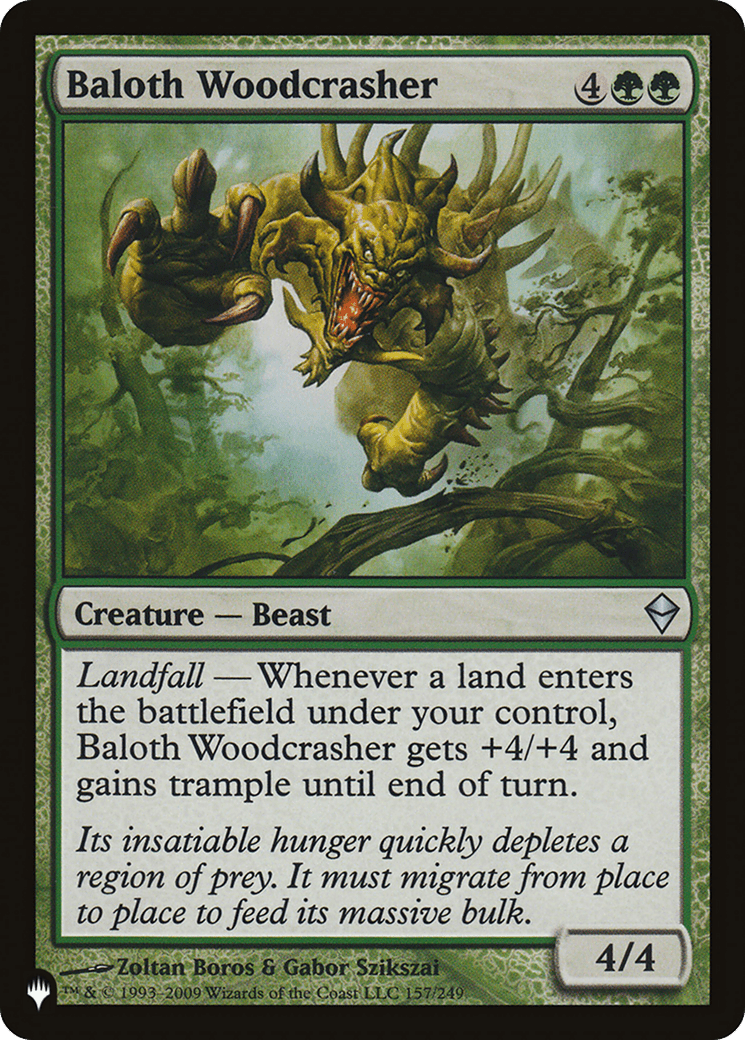 Baloth Woodcrasher |  (ZEN-157) [The List]