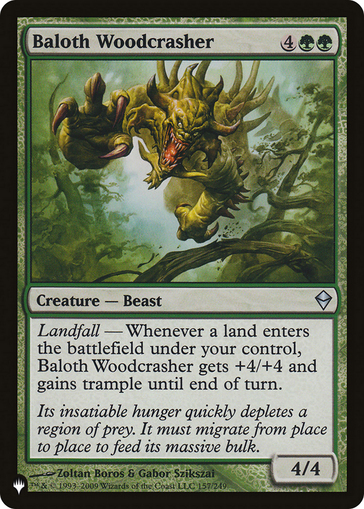 Baloth Woodcrasher |  (ZEN-157) [The List]