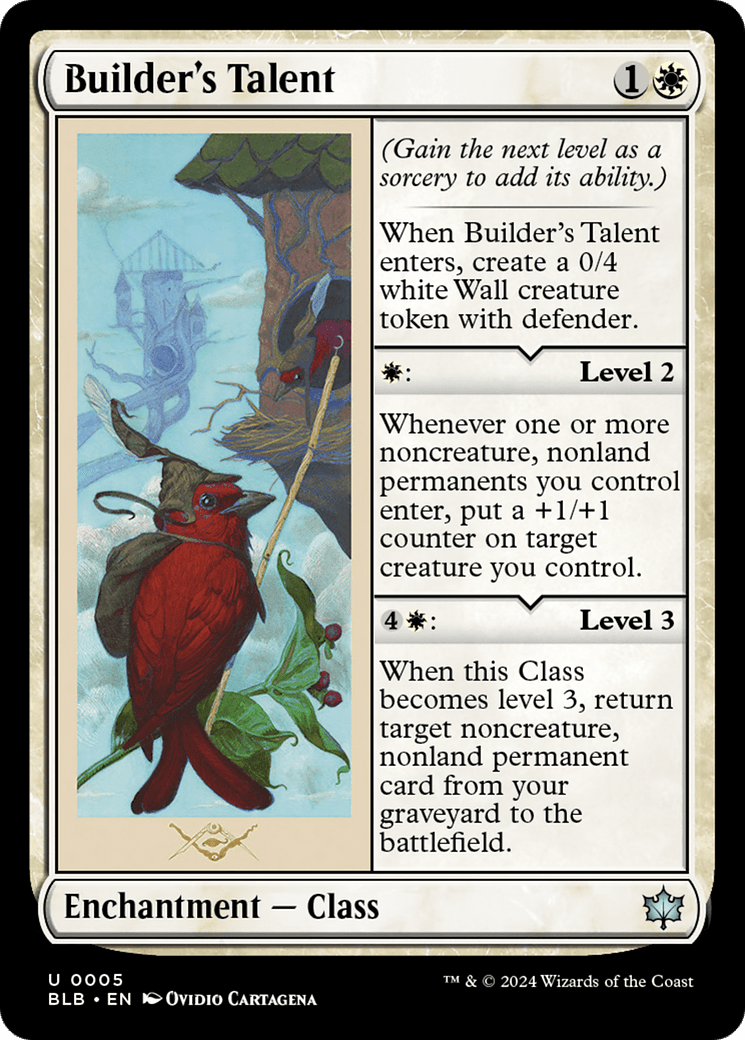 Builder's Talent [Bloomburrow] Foil