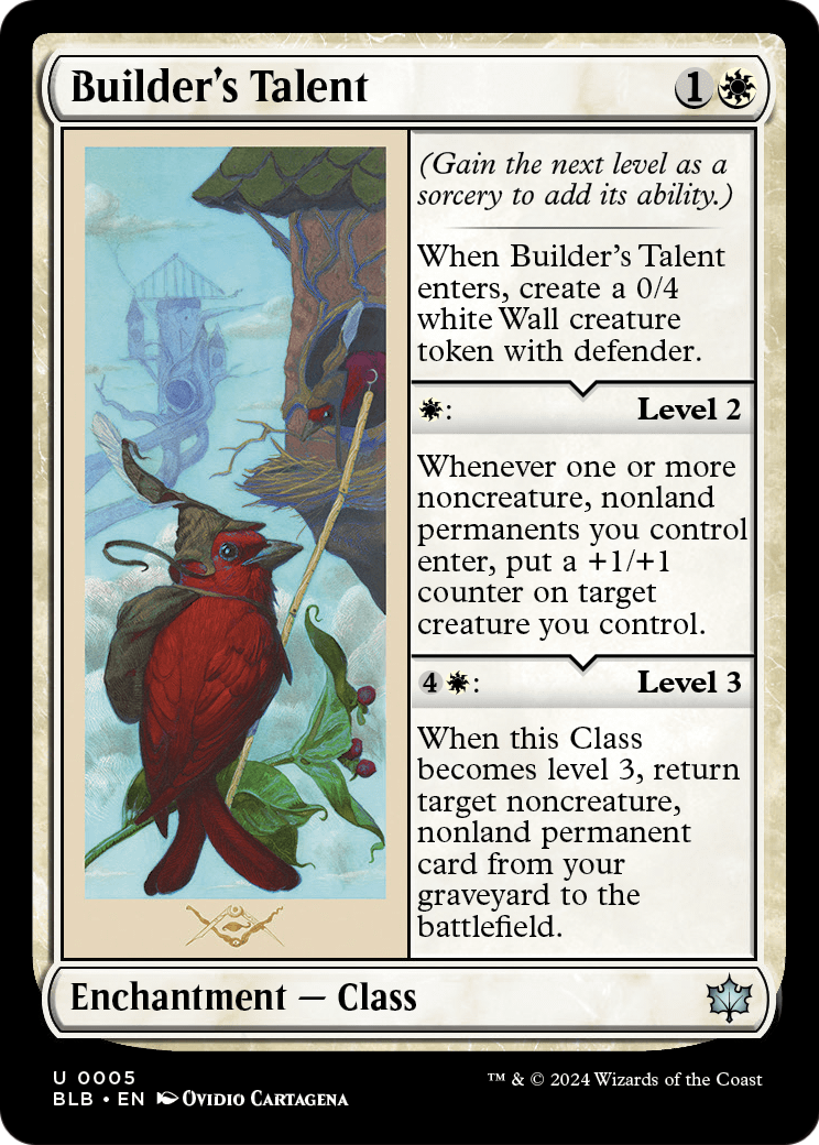 Builder's Talent [Bloomburrow] Foil