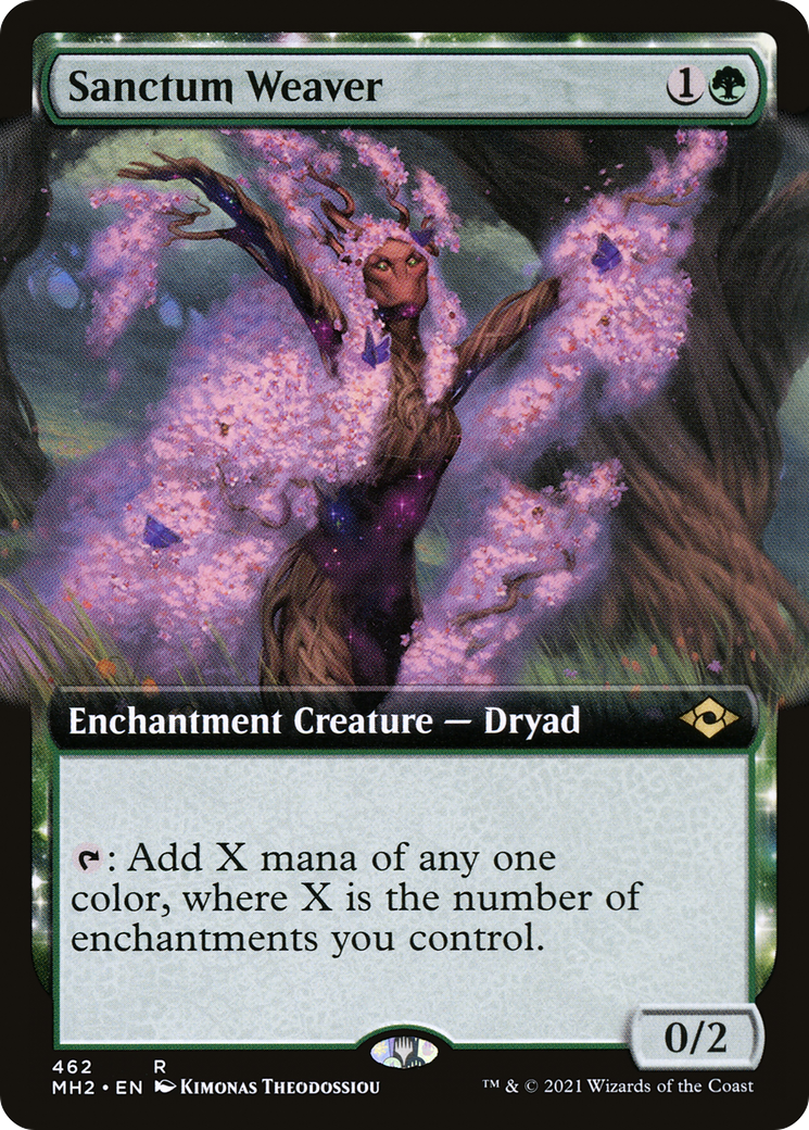 Sanctum Weaver (Extended Art) [Modern Horizons 2] Foil